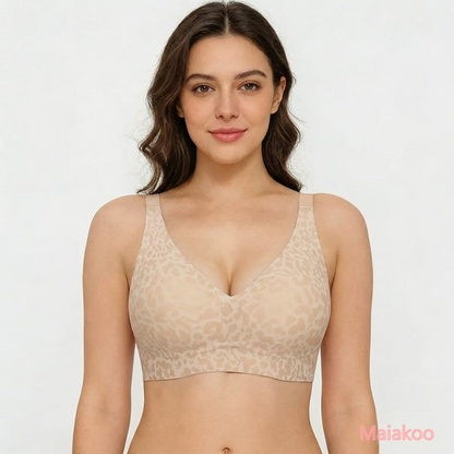 🏆Second Item 50% Off🔥Super Firming Retro Leopard Print Bra | Women Wirefree Bras 👍No More Sagging Breasts