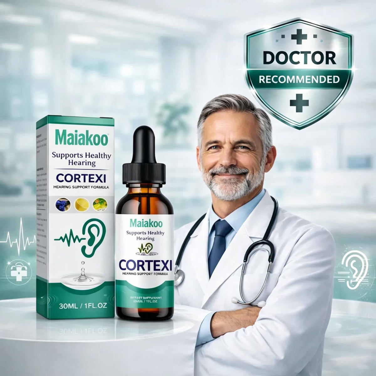 Maiakoo Tinnitus Ear Drops for Clear Ears and Ultimate Comfort – Unlock Instant Relief from Tinnitus and Ear Discomfort