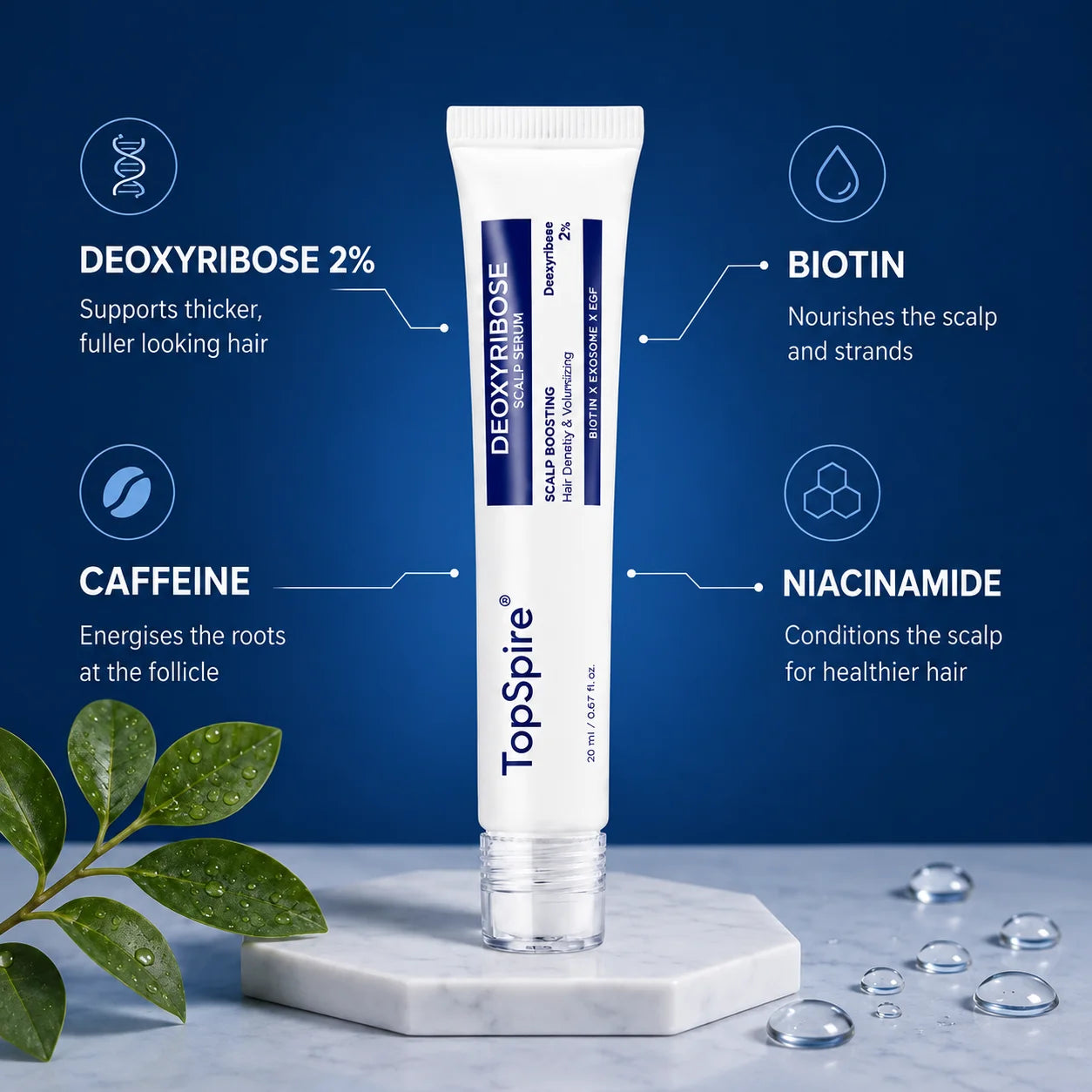 [NEW] Deoxyribose Scalp Serum | For Fuller-Looking Hair & Scalp Strengthening Roll-On Serum