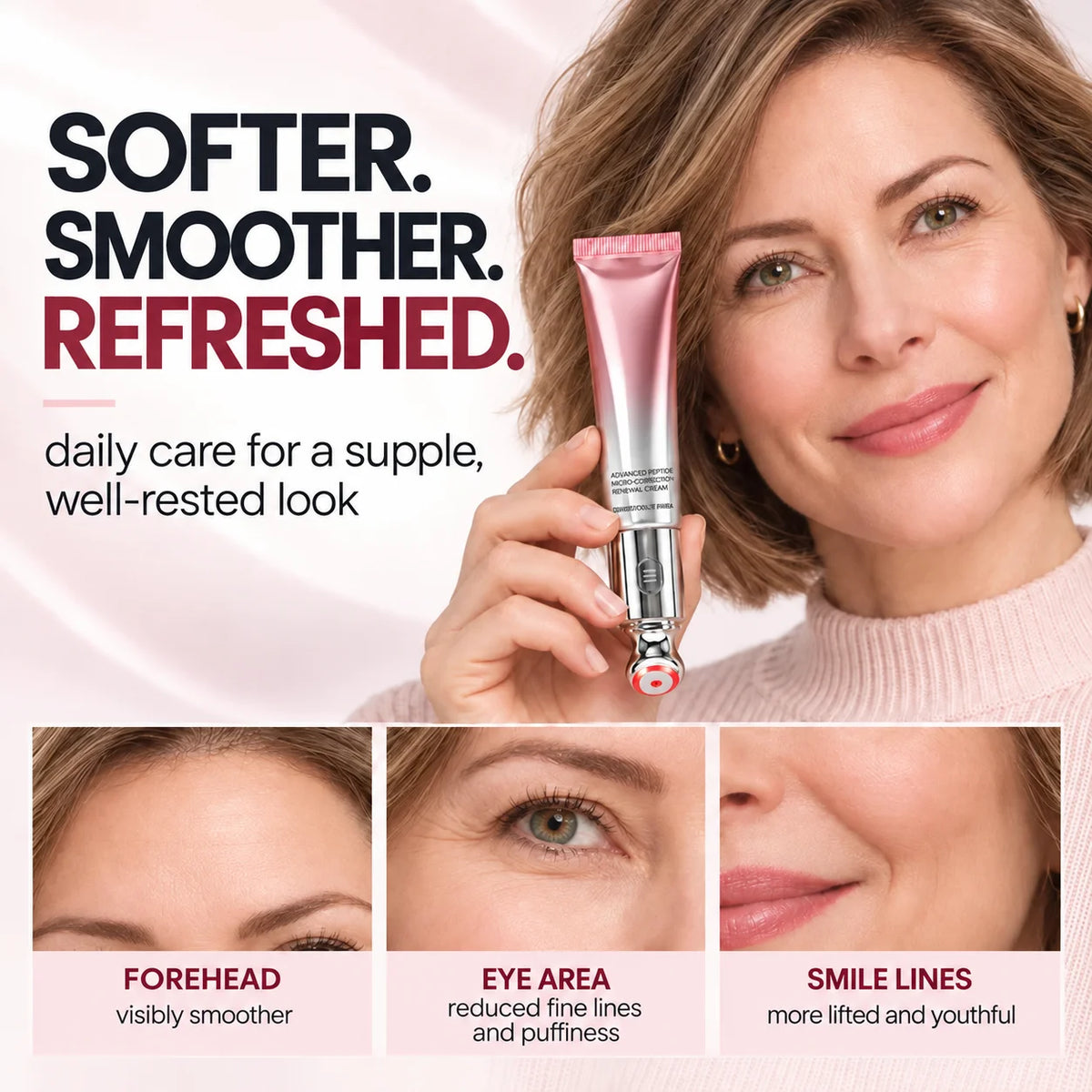 Eye Renewal Crème – 3-in-1 Red Light & Microcurrent Eye Care
