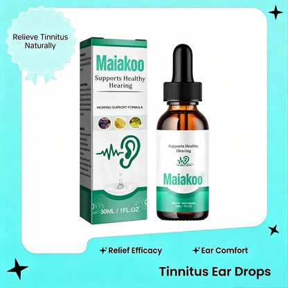 Maiakoo Tinnitus Ear Drops for Clear Ears and Ultimate Comfort – Unlock Instant Relief from Tinnitus and Ear Discomfort