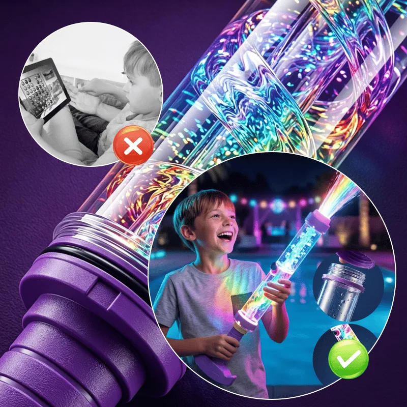🔥Last Day 50% Off 🔥Glowing Rainbow LED Water Blaster🔫