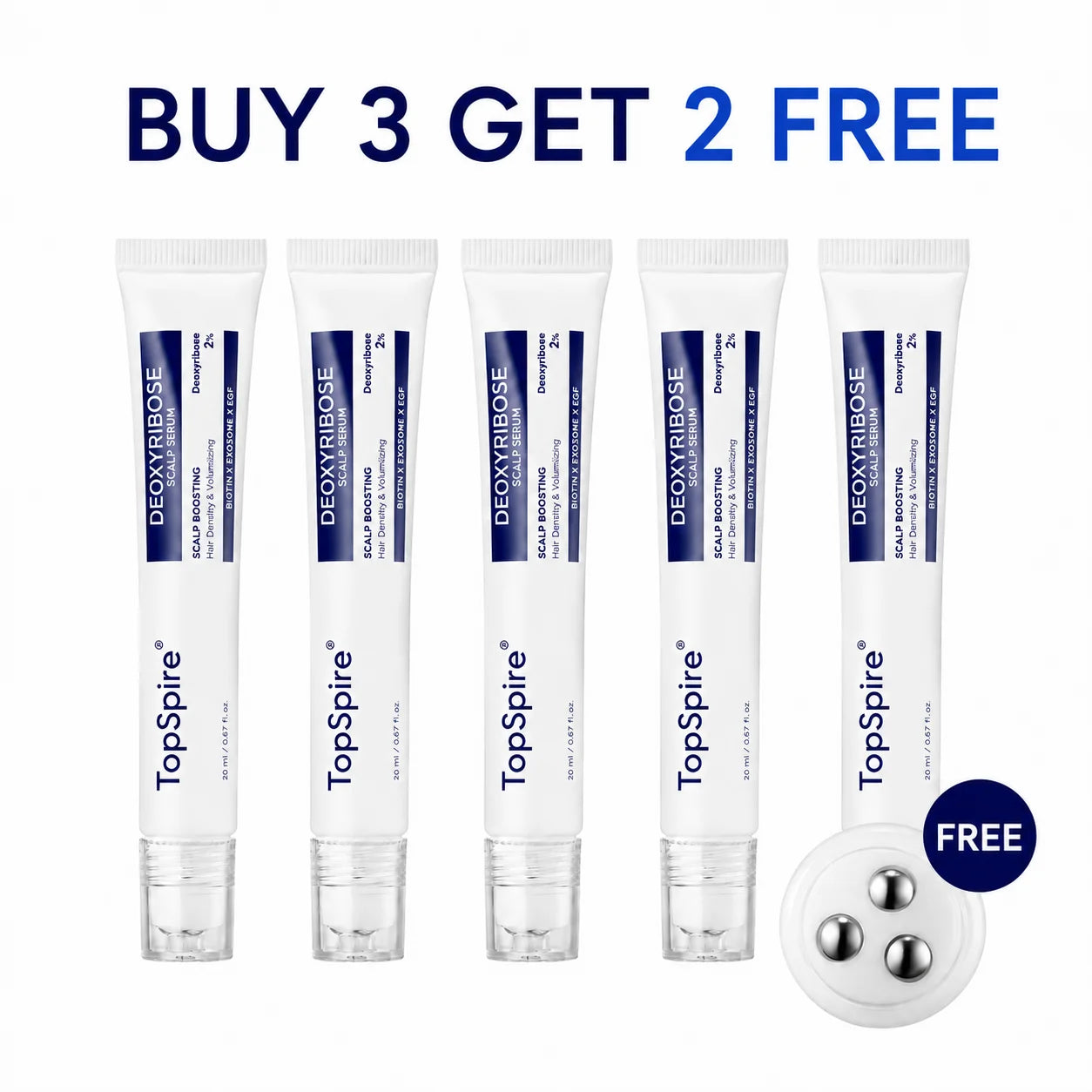 [NEW] Deoxyribose Scalp Serum | For Fuller-Looking Hair & Scalp Strengthening Roll-On Serum