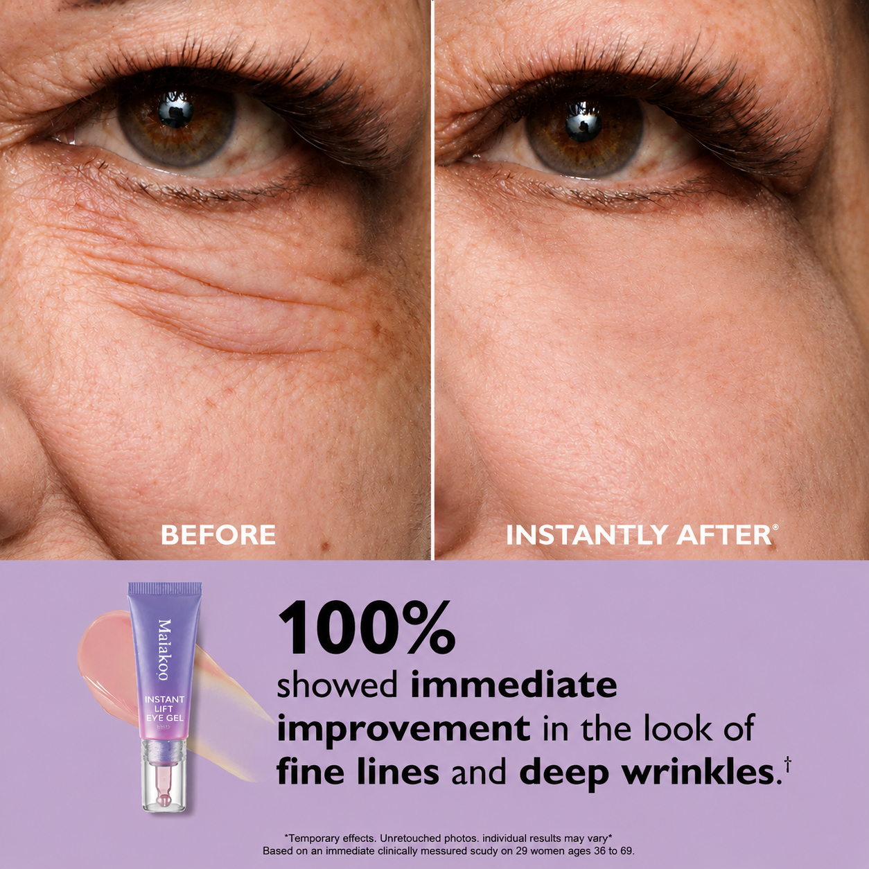 Eye Bag Instant Eraser, Tightens, Firms, & Blurs Wrinkles