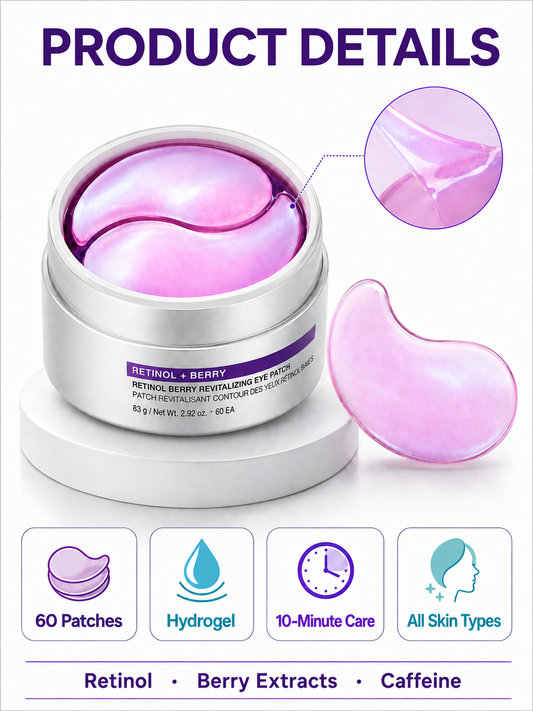 💖💖 Retinol Berry Eye Patches — Brighter, Plumper-Looking Eyes ✨