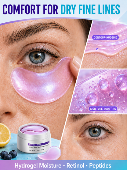 💖💖 Retinol Berry Eye Patches — Brighter, Plumper-Looking Eyes ✨