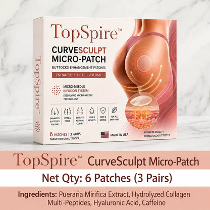 TopSpire™ CurveSculpt Micro-Patch ✦ Sculpt • Firm • Smooth Lower Body Curves ✦ Micro-Needle Infusion System